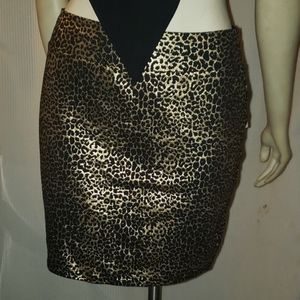 Gold and black mimi skirt
